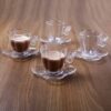 JOGO DE XÍCARAS DE CAFÉ COM PIRES BORBOLETA - WOLFF 4 PEÇAS - Image 4