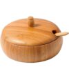 FARINHEIRA COM COLHER E TAMPA 400ML BAMBU - WELF - Image 2