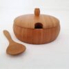 FARINHEIRA COM COLHER E TAMPA 400ML BAMBU - WELF - Image 3