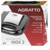 SANDUICHEIRA E GRILL ELÉTRICO INOX 750W - AGRATTO 220V