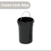 LIXEIRA INOX 5L COM PEDAL E CESTO REMOVÍVEL - BANHEIRO/COZINHA - Image 4