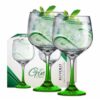 TAÇA DE GIN VIDRO RUVOLO 705ML VERDE - 2 PEÇAS - Image 4
